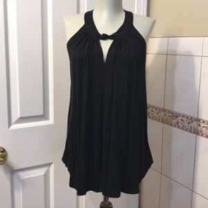 MAX STUDIO Knot Peek a Boo Sleeveless Top